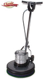 Powr-Flite C201HD Classic Metal Floor Machine, 1.5 hp, 175 rpm, 20