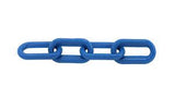 Blue Plastic Chain 1.5 Inch (6mm) 50 Feet