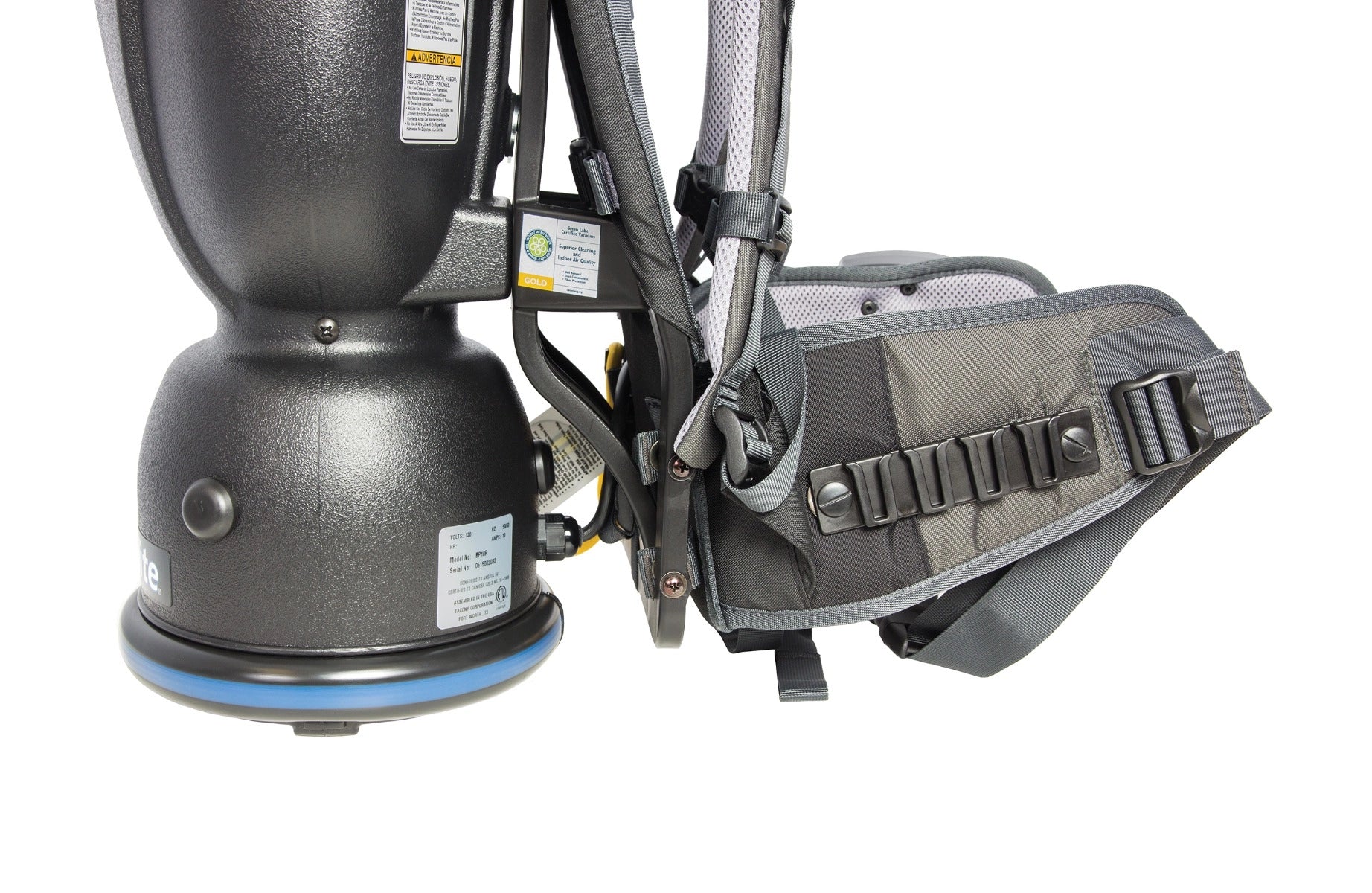 Powr-Flite BP6S Comfort Pro Backpack Vacuum Commercial - Canister Vacuum Cleaner Hepa Filter - 6 Quart