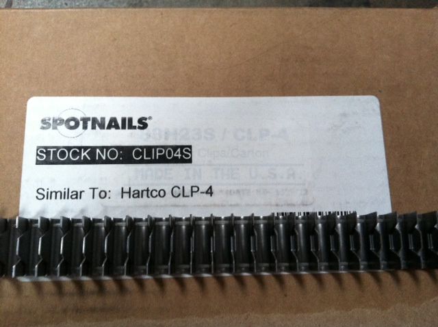 Spotnail CLIP04S - Similar to Hartco CLP-4 3.2M