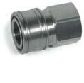 3/8" Socket, Stainless Steel Quick Couplers for Pressure Washers